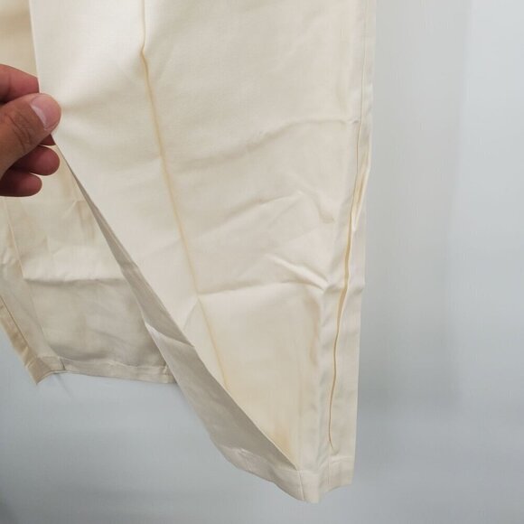 Lattelier Linen Blend Tapered Pants Women Size XL NWT Oversized Pleated Tapered - Picture 5 of 16